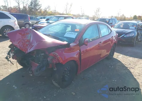 2015 Toyota Corolla Le z USA, uszkodzony, nr VIN 2T1BURHE2FC297112